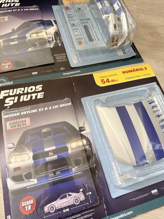 Macheta nissan gtR  din fast and furious
