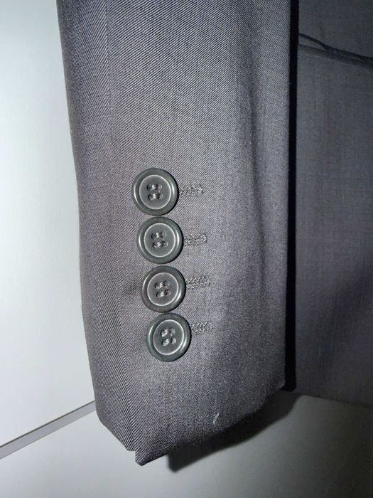 Оригинален официален костюм Lanificio Cerruti – тъмно сив (графит)