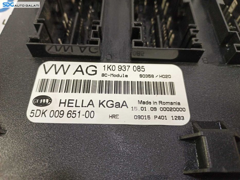Unitate Modul Calculator Confort Confort BCM Seat Leon 1P 2009 - 2013 Cod 1K0937085 [L1333]
