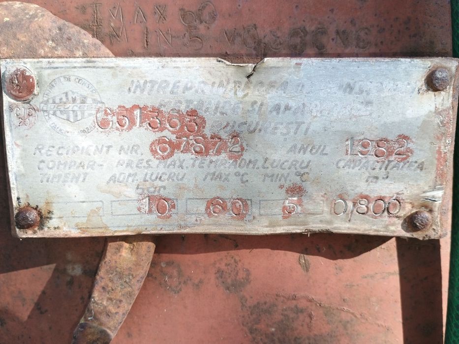 Recipient(bazin) aer comprimat 800l