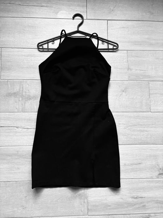 Елегантни дамски дрехи – черна и розова рокля + бяло-черна блуза