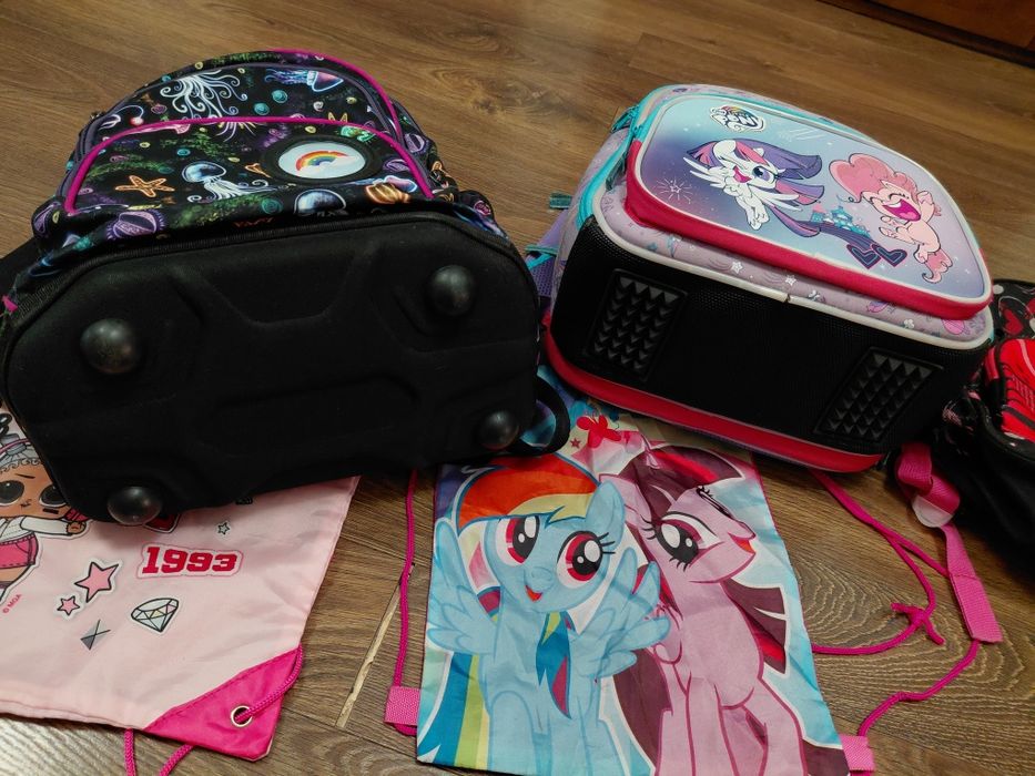 Рюкзаки + мешки для обуви + пеналы