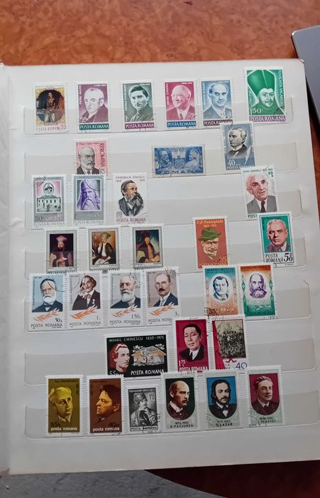 Clasor cu timbre vechi