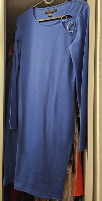Rochie tricot albastra