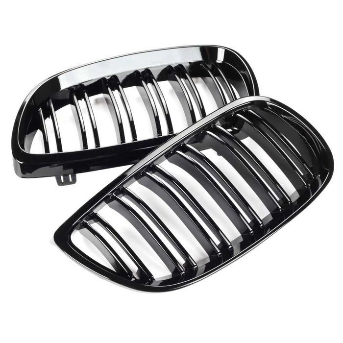 Set 2 grile duble M negre BMW Seria 3 Coupe E92 Cabrio E93 2006-2010