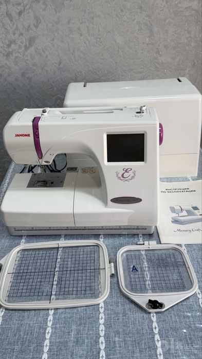 Janome Memory Craft 350E идеал холатда, кам ишлатилган