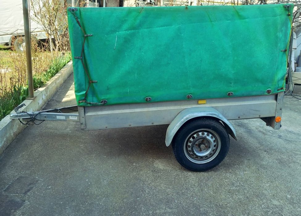 Ремарке Stema с брезент- Нов внос от Германия.
2004г. 
До750кг.
- Разм