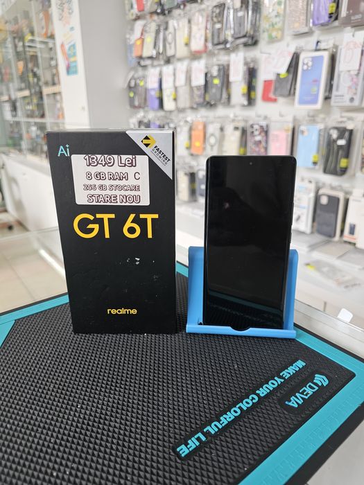 Realme GT 6T, 8/256 GB, Nou, Garanție