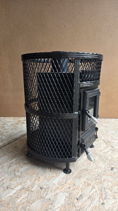 Soba incalzitor pe lemn sauna rotund sau rectangulara 4mm tabla