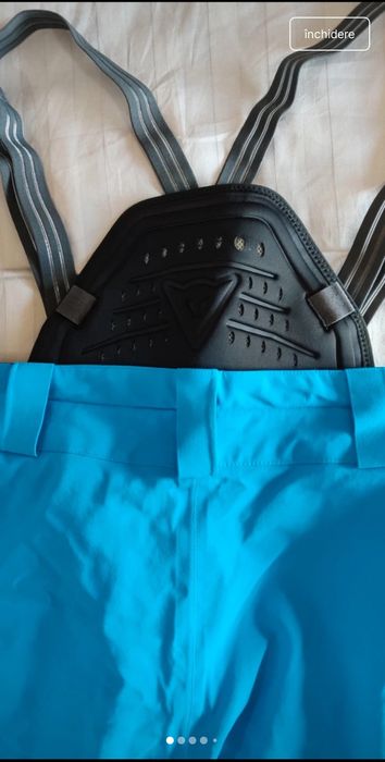 Pantaloni schi Dainese Dermizax EV cu protecție lombara unisex,mărime L, stare foarte buna