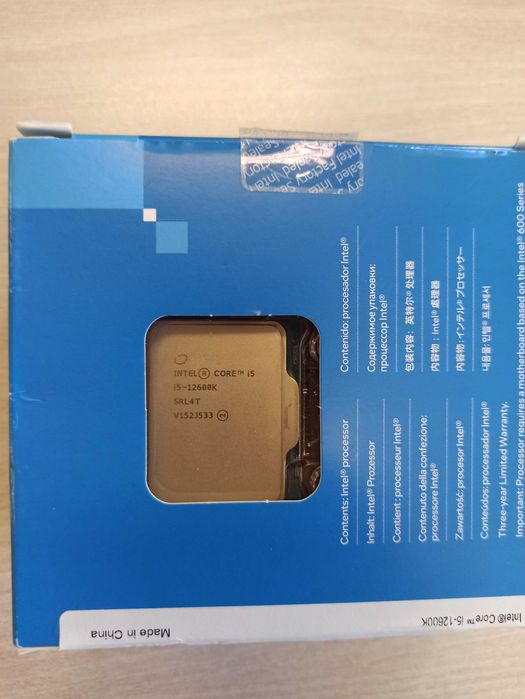 Процесор Интел i5-12600k