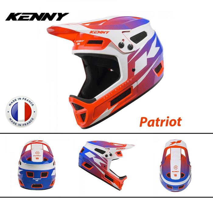 Кросова каска KENNY ELITE 2025 Full Face, EN Сертифицирана, ФРАНЦИЯ