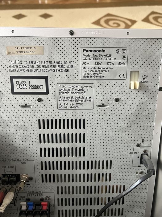 Combina Panasonic SA-AK28