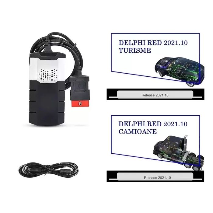 Vand tester delphi full chip auto si camioane + adaptoare obd