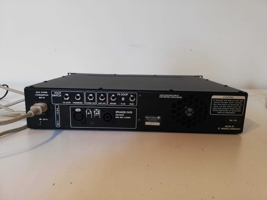 Hughes & Kettner Bass Base 400 - Amplificator legendar de chitara bass - Raritate