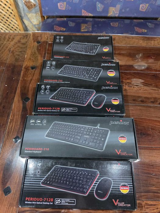 клавиатури за компютър – Perixx + Gaming клавиатури – нови 14 броя