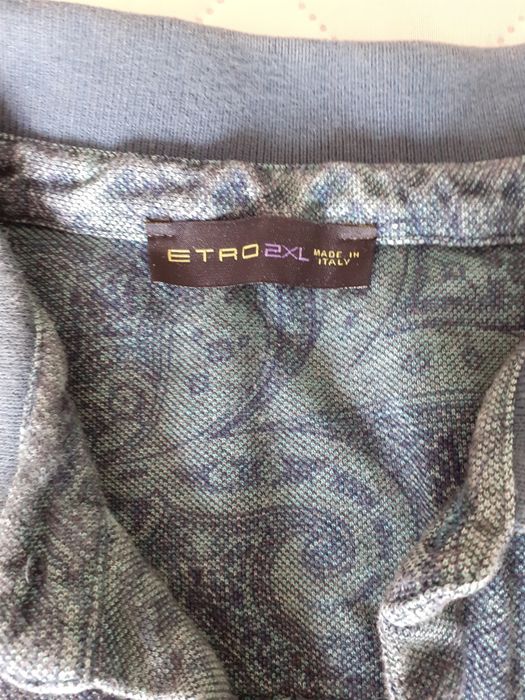ETRO оригинална тениска с якичка