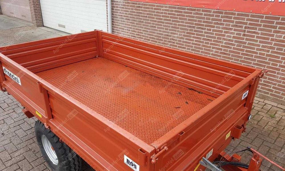 Remorcă basculantă de 5-7 tone cu un singur ax / Francini