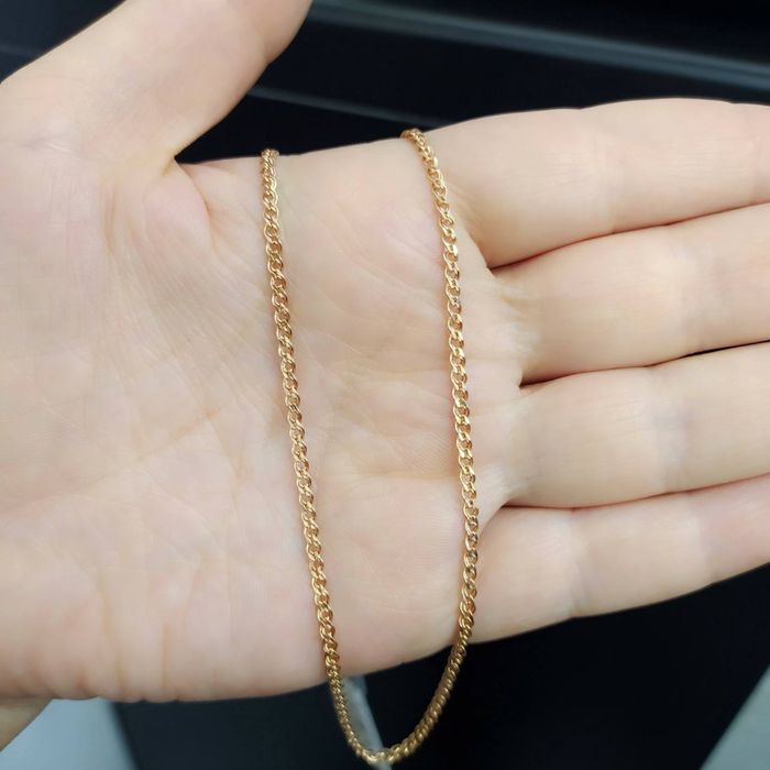 Золотая нежная цепочка. Золото 585. Есть Доставка.