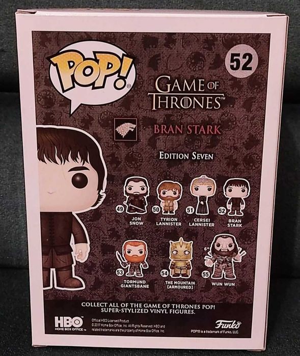 BRAN STARK Funko Pop Semnat de Isaac Hempstead Wright, GAME OF THRONES