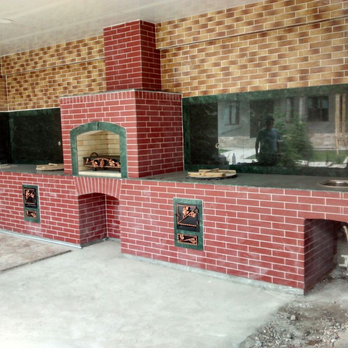 ЛЕТНИЕ КУХНИ Строительство. Барбекю. Очагов