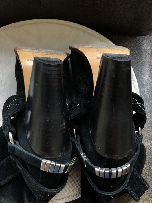 Ghete/ Ciocate Isabel Marant din piele intoarsa, 36