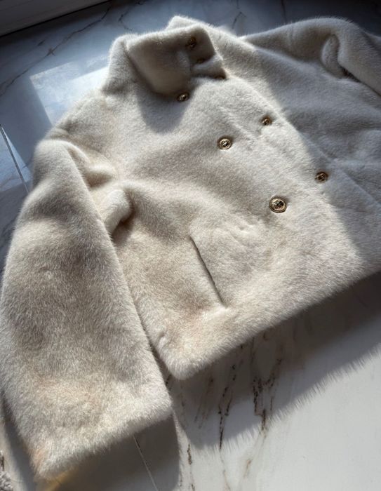 Дамско палто еко косъм