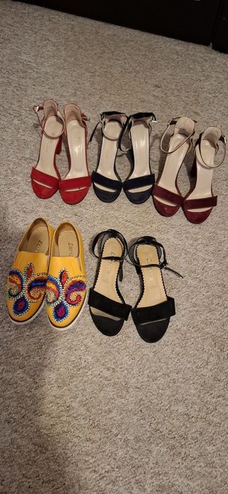 Sandale toc_ lot_ piele _nr 33 dama