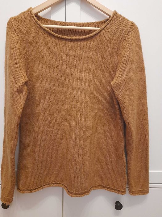 Pulover bej, lana/alpaca,m, 70 lei