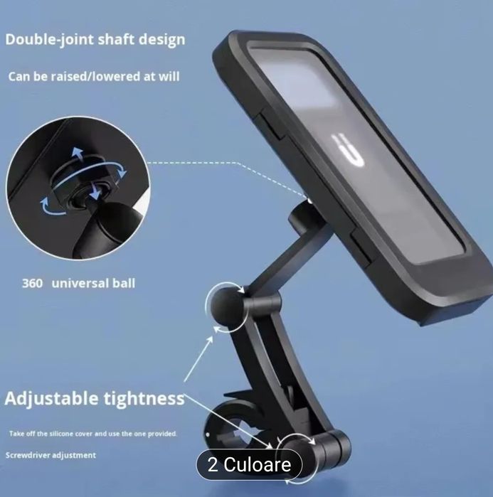 Vând suport telefon pt motocicletă/ATV/scuter/bicicletă