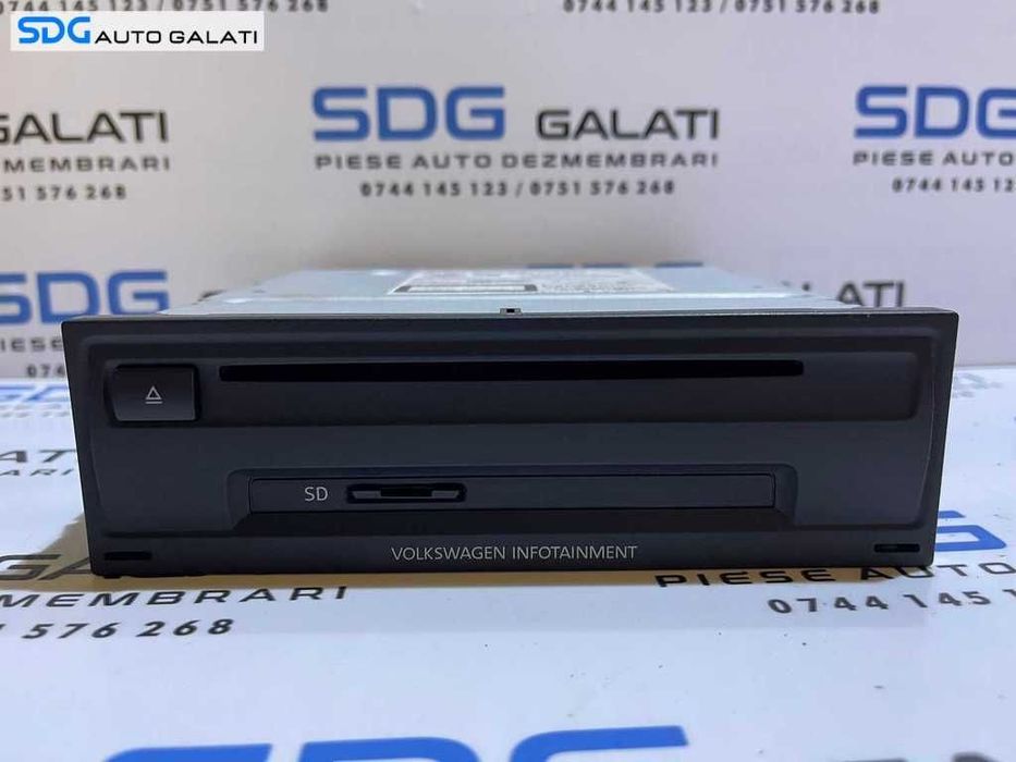 Unitate Modul Calculator Bluetooth Magazie CD - uri Slot Card SD VW Golf 7 2013 - 2017 Cod 5G0035820A [L5570]