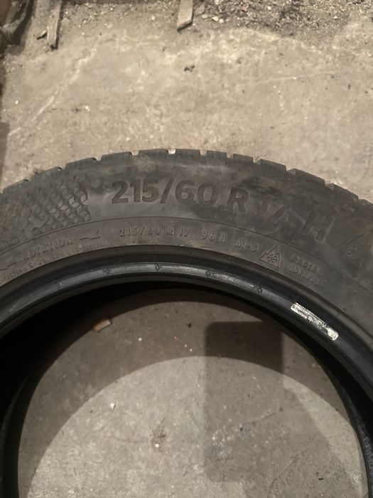 3 броя Зимни гуми Continental wintercontact ts 870 p 215 60 r17