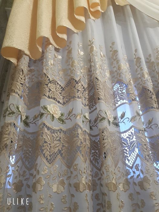 Ламбреконы с0 шторами комплект Элегант