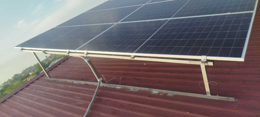Quyosh panel podkluch ustanovka - установка солнечных панелей