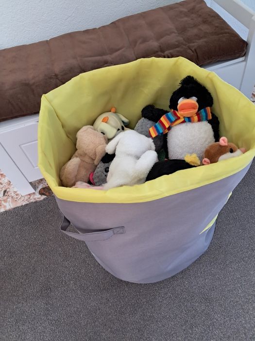 Lot mare plușuri sunete, imitatoare, plușuri Disney, mișcare + sac depozitare Cadou
