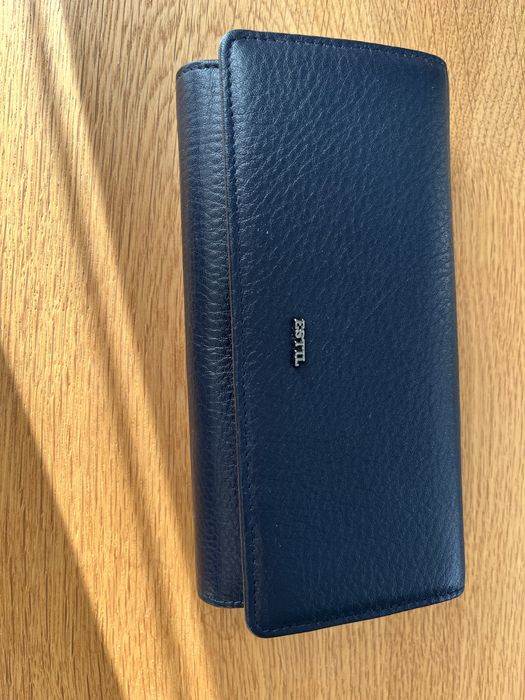 Дамски портфейл естествена кожа ESTIL – G2664 NAVY