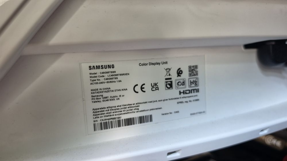 Геймърски монитор Samsung Odyssey G9 LC49G95T