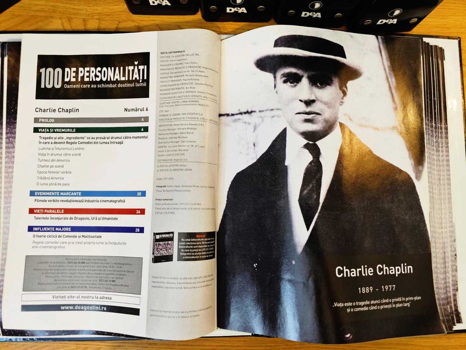 Colecția completă „100 personalitati care au schimbat destinul lumii”