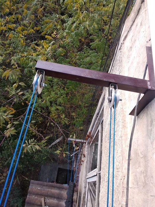 Установка козырьков