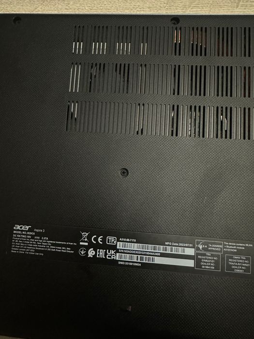 Laptop acer aspire 3