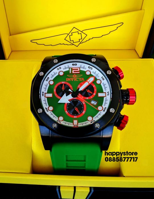 INVICTA Sea Hunter Green 54 mm, Инвикта нов ръчен часовник