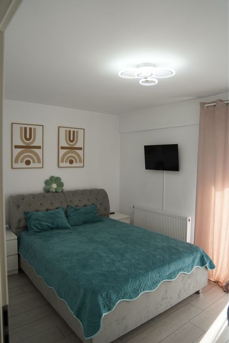 Inchiriez apartament in Popesti Leordeni :2 camere cu terasa si balcon inchis +loc de parcare
