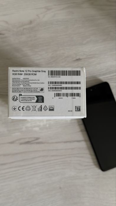 Redmi Note 12 Pro.8+8/256 GB.Graphite Gray