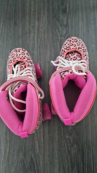 Ролкови кънки SFR Vision II Canvas Leopard-№38+чанта +протектори