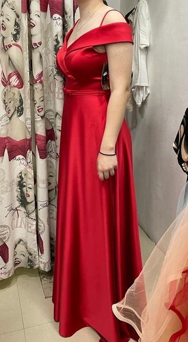 Rochie eleganta,  satinata