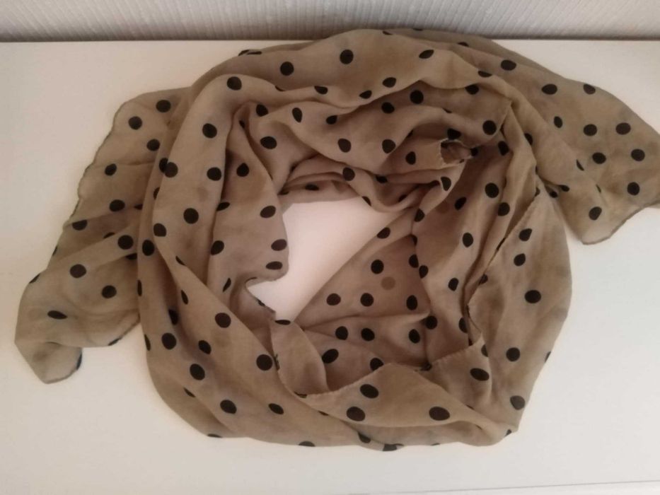 Нов розов дамски шал 100%  памук-20лв