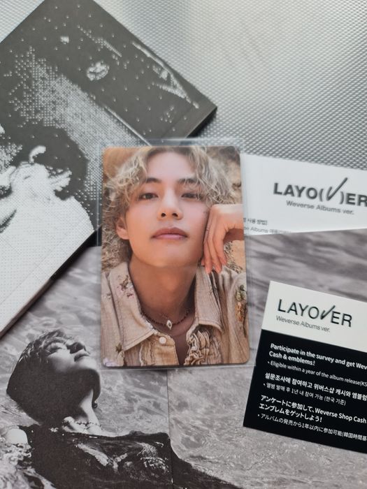 Bts Taehyung Layover weverse album photocards