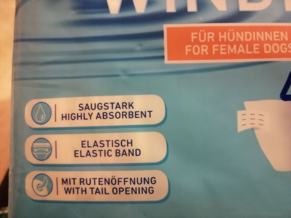 Scutece unica folosita caini