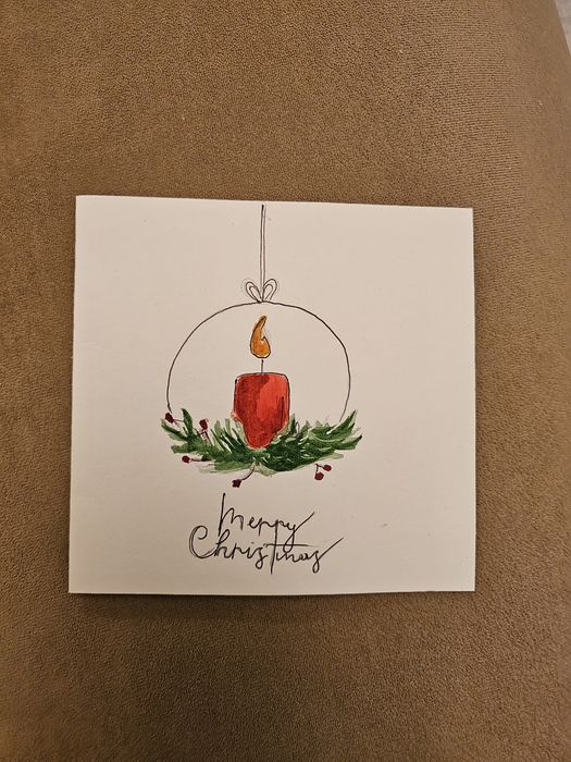 Коледни картички, изработени с любов