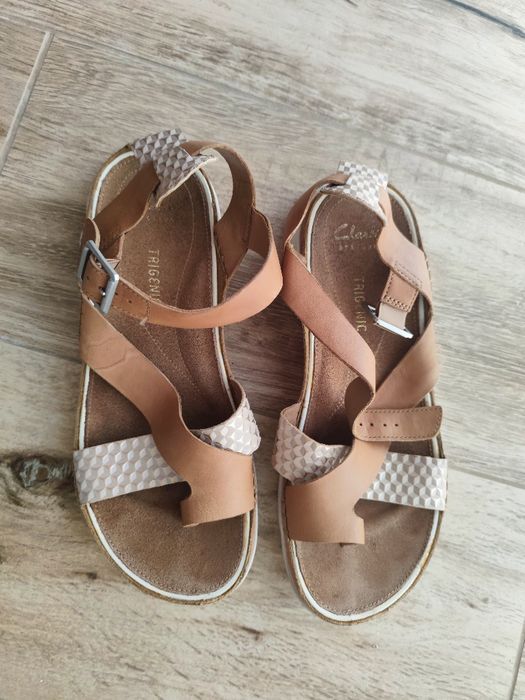 Кожени сандали Clarks 39н.